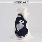 Hundepullover „Lucky Silver Shovel“ in Marineblau
