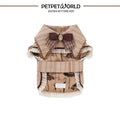 Britischer Prinz Plaid Schleife Haustierumhang