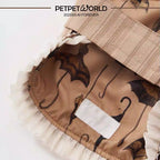 Britischer Prinz Plaid Schleife Haustierumhang