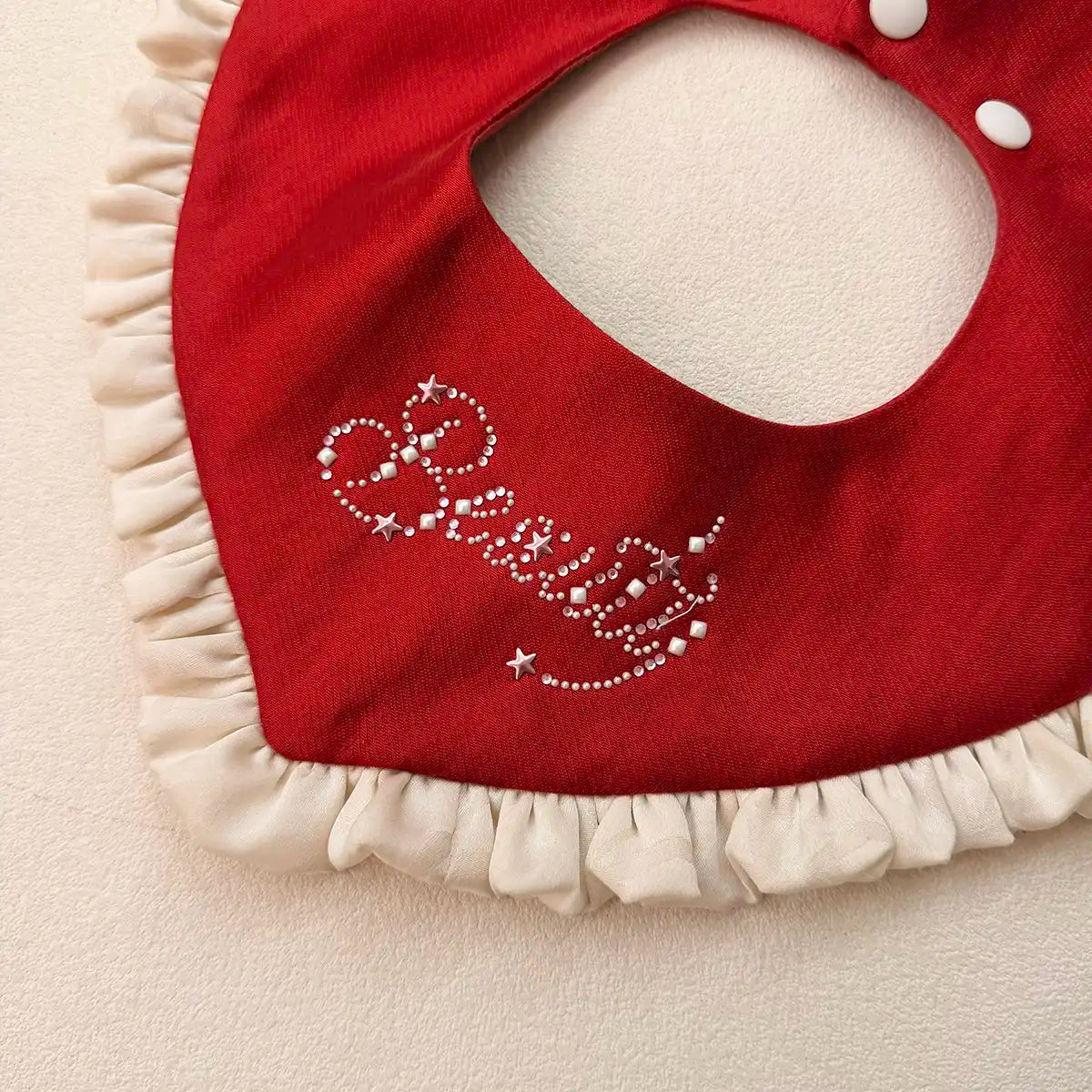 Sparkling Heart Bib | Artisan-made
