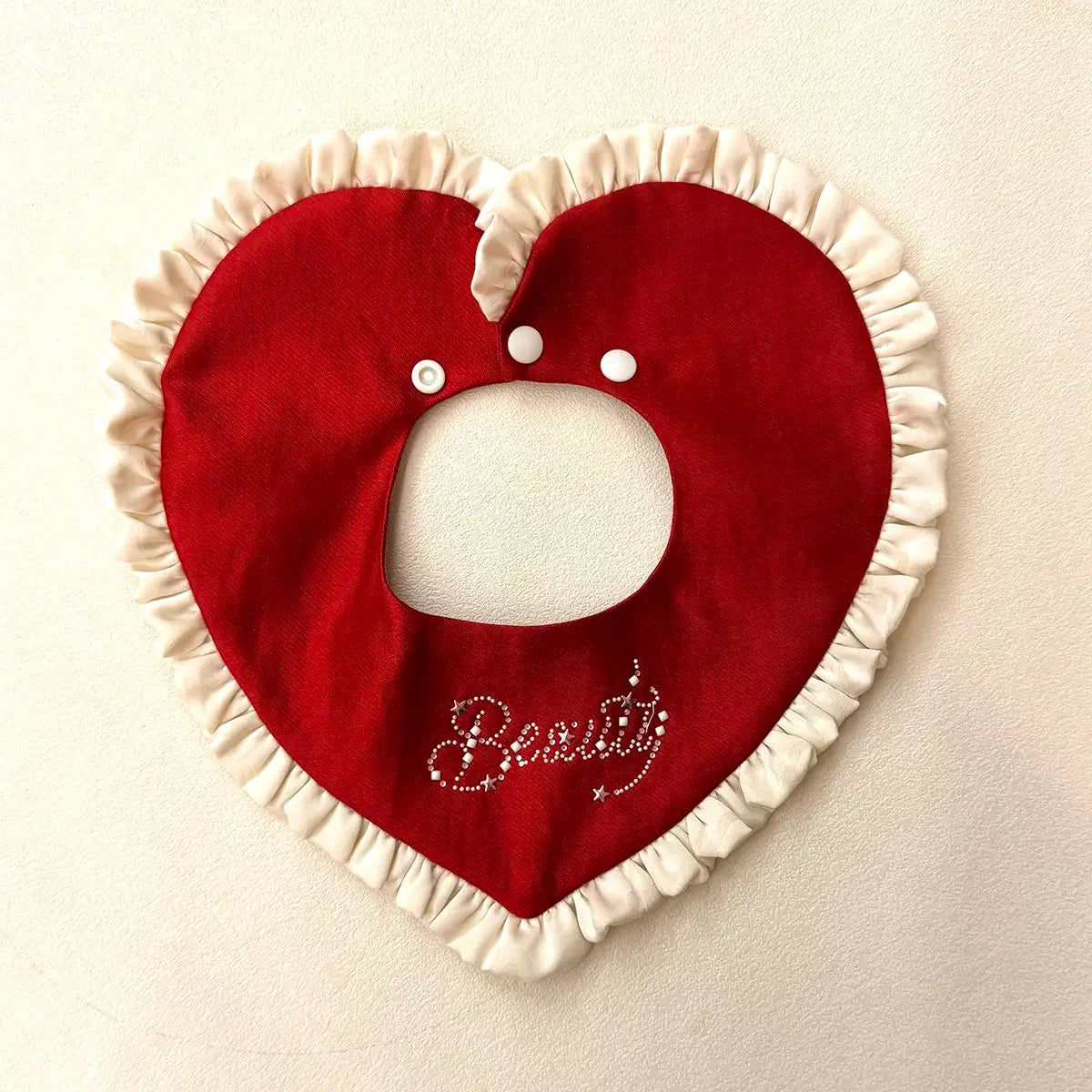 Sparkling Heart Bib | Artisan-made