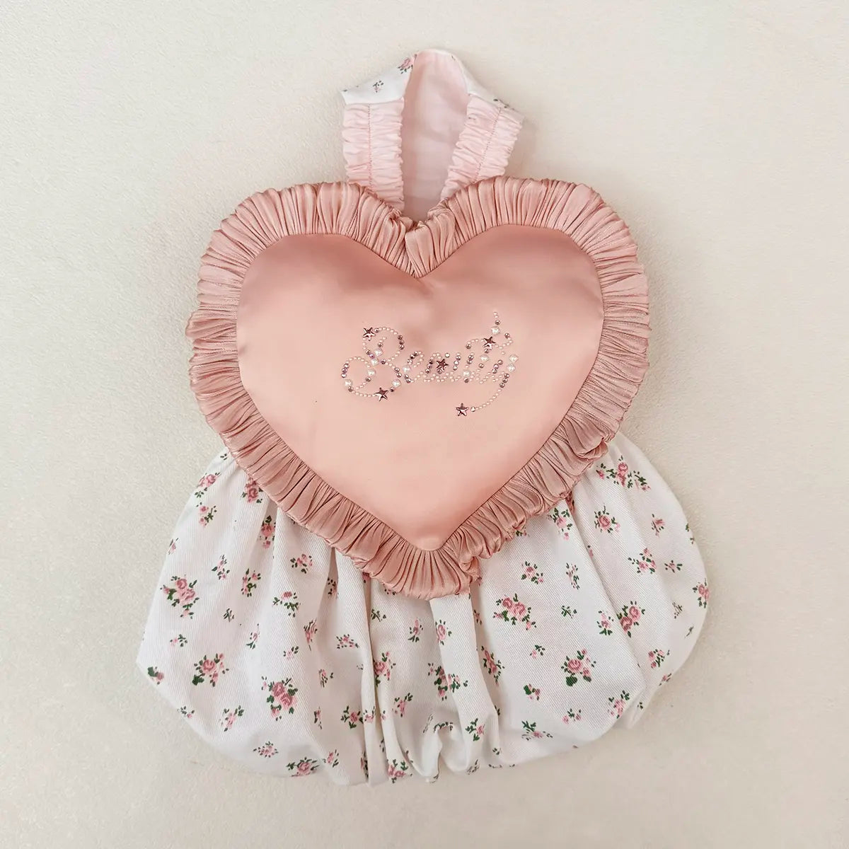 Reversible Floral Heart Pillow Dress | Artisan-made