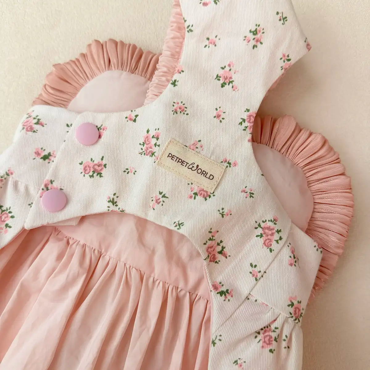 Reversible Floral Heart Pillow Dress | Artisan-made