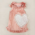 Petal-Soft Rose Satin Dress | Artisan-made
