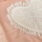 Petal-Soft Rose Satin Dress | Artisan-made