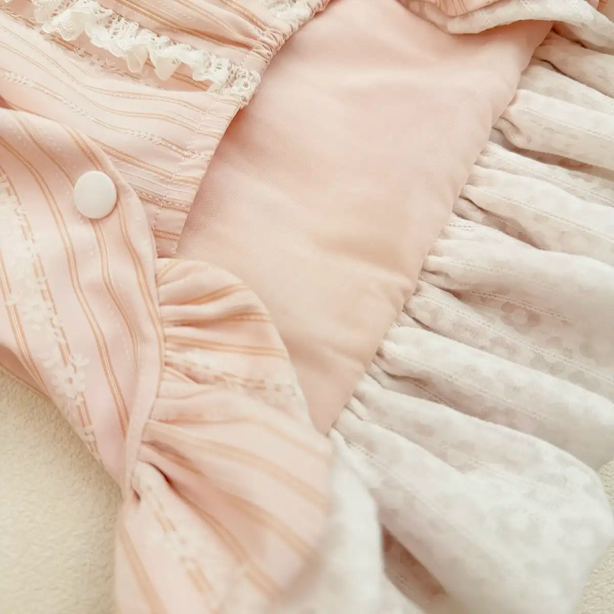 French Riviera Pearl Lace Dress | Artisan-Made
