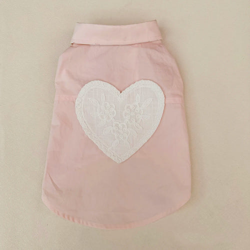 Blushing Heart & Lace Shirt