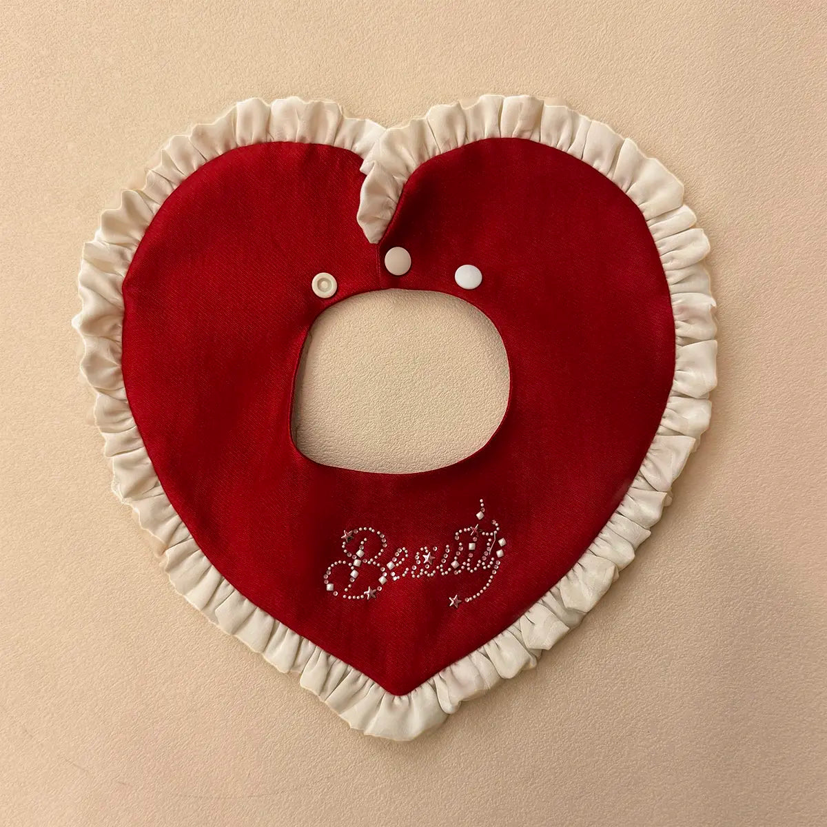 Sparkling Heart Bib | Artisan-made