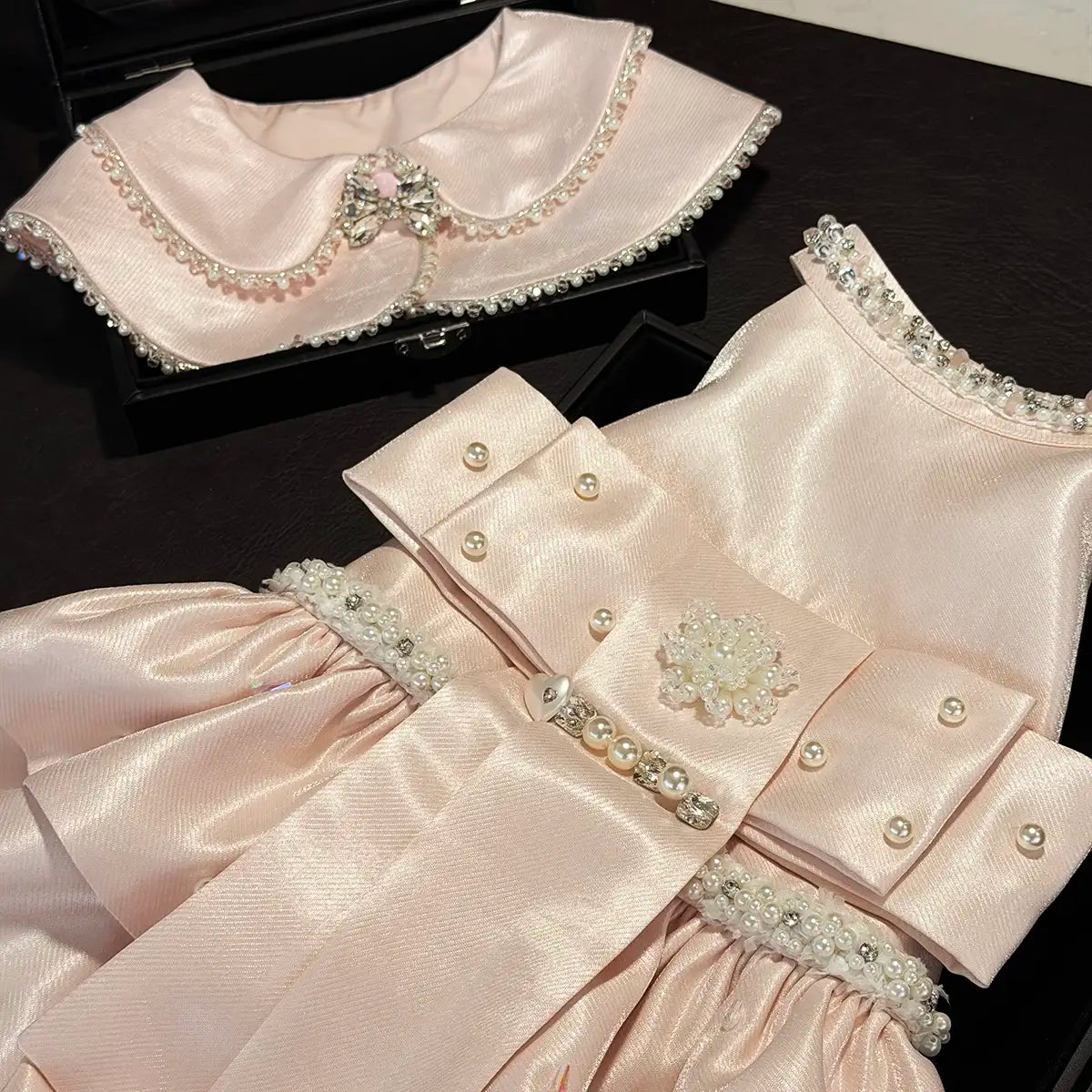Nebula Satin Princess Gown