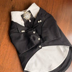Ivory Star Black Suit