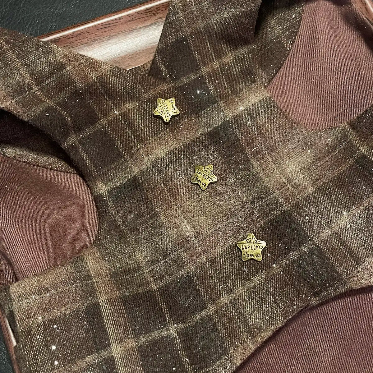 The Berkshire Estate Plaid Vest & Striped Shirt Set 丨Artisan-Made