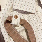 The Berkshire Estate Plaid Vest & Striped Shirt Set 丨Artisan-Made