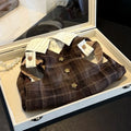The Berkshire Estate Plaid Vest & Striped Shirt Set 丨Artisan-Made