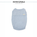 Blaues Polo-Kühlstrickgewebe