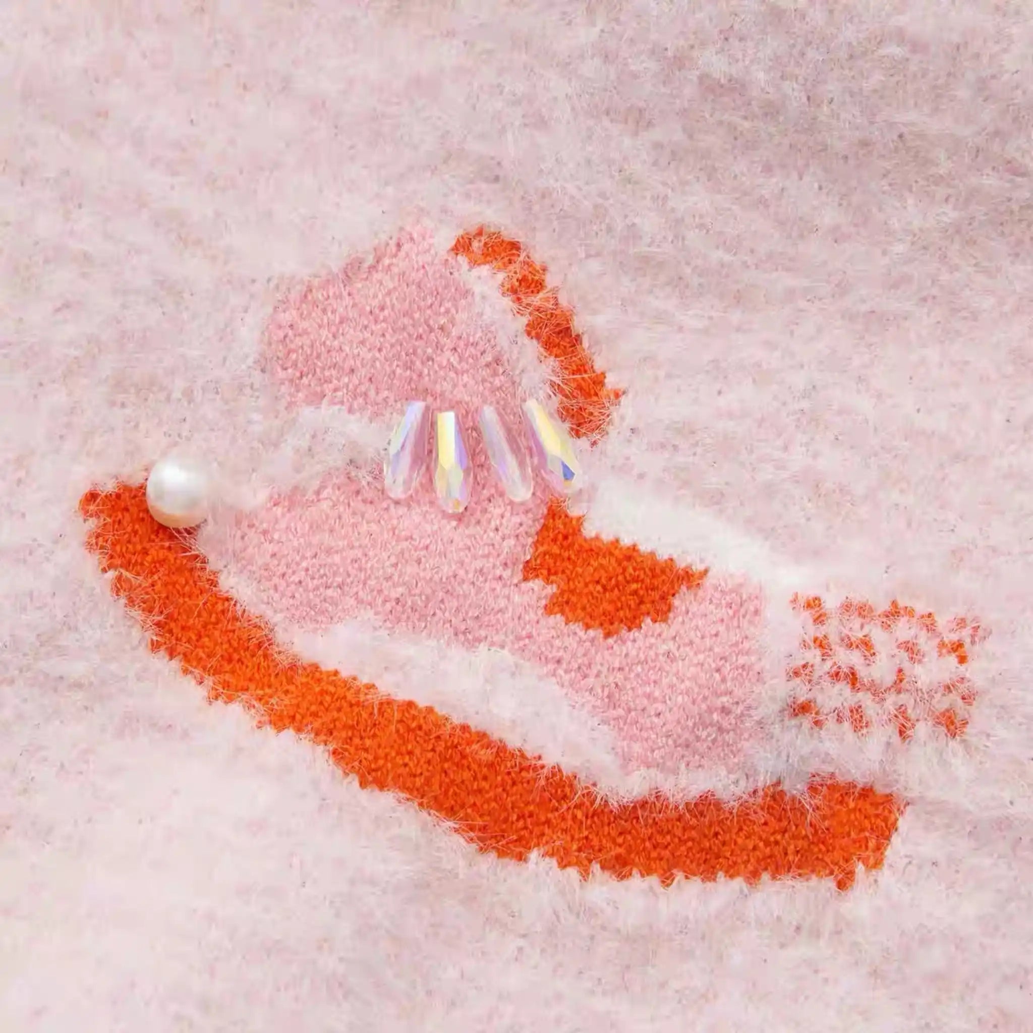 Pink Carousel Bow Sweater