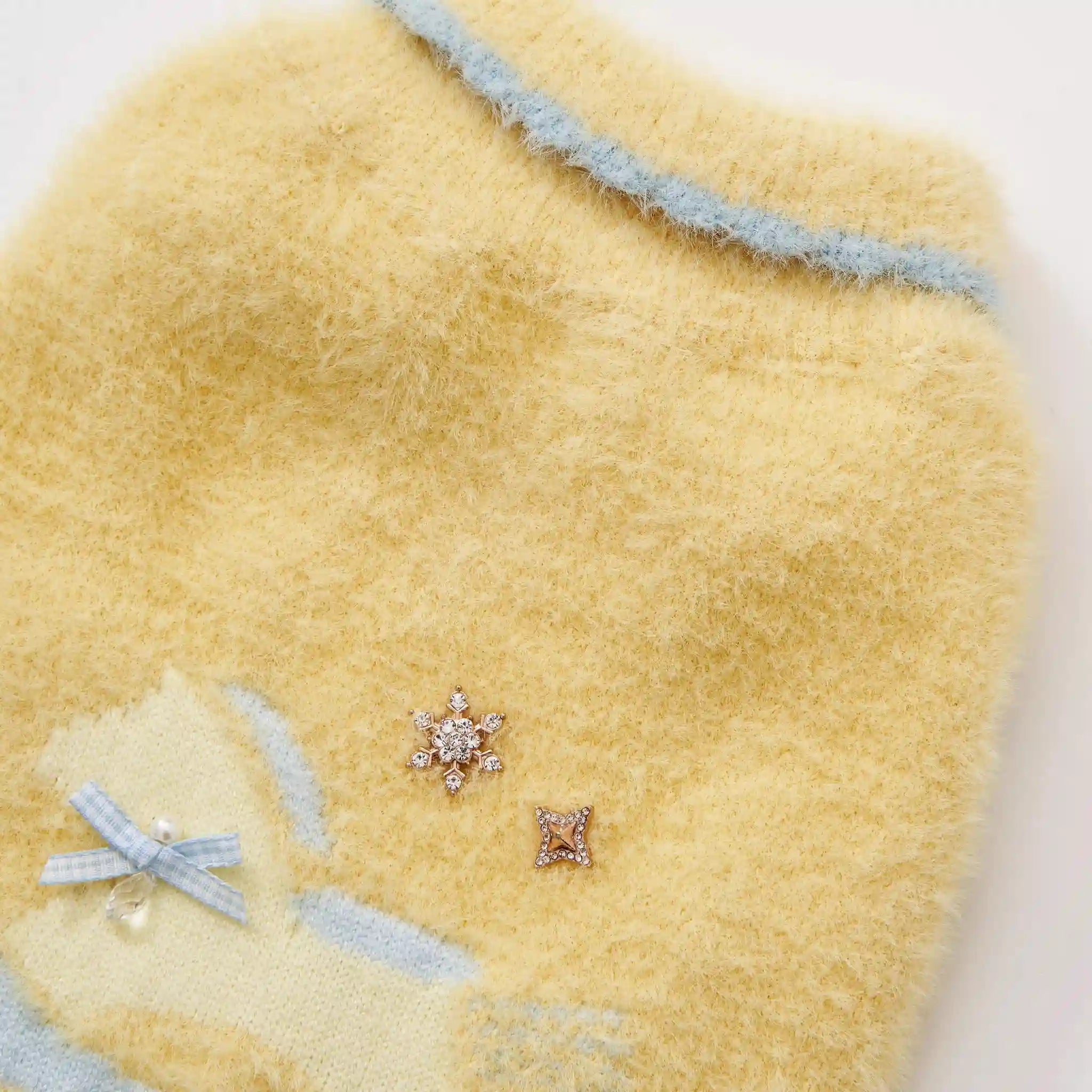 Yellow Carousel Bow Sweater