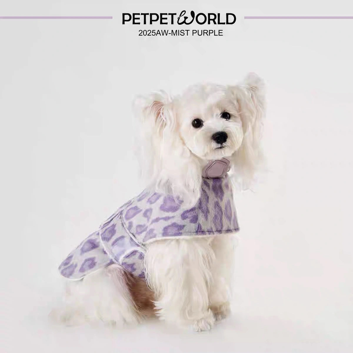 Purple Leopard Fleece Cape | Artisan-made
