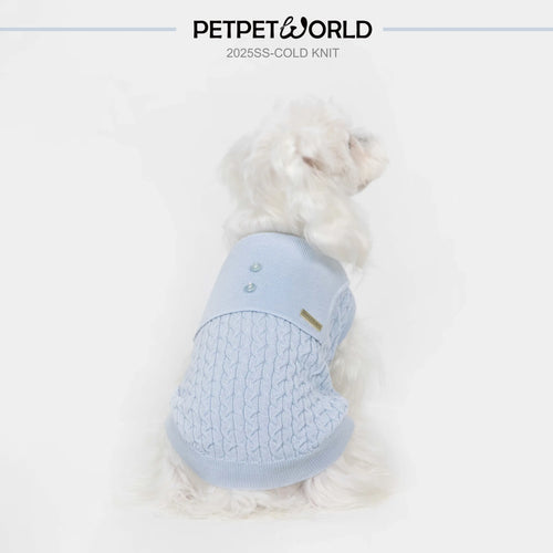 Blaues Polo-Kühlstrickgewebe