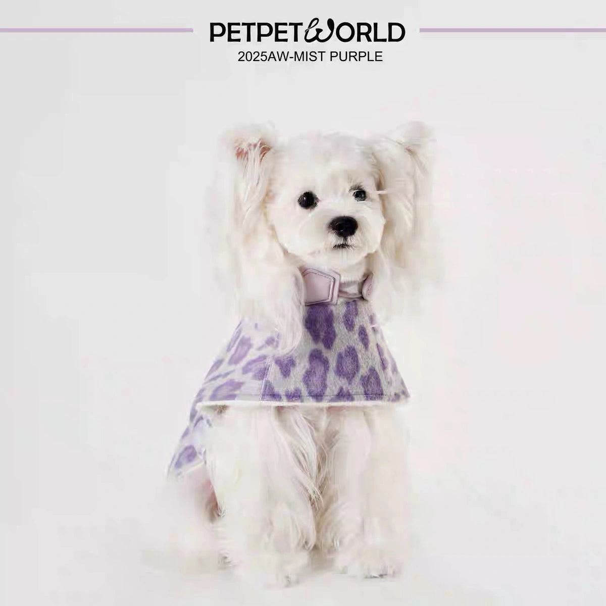 Purple Leopard Fleece Cape | Artisan-made