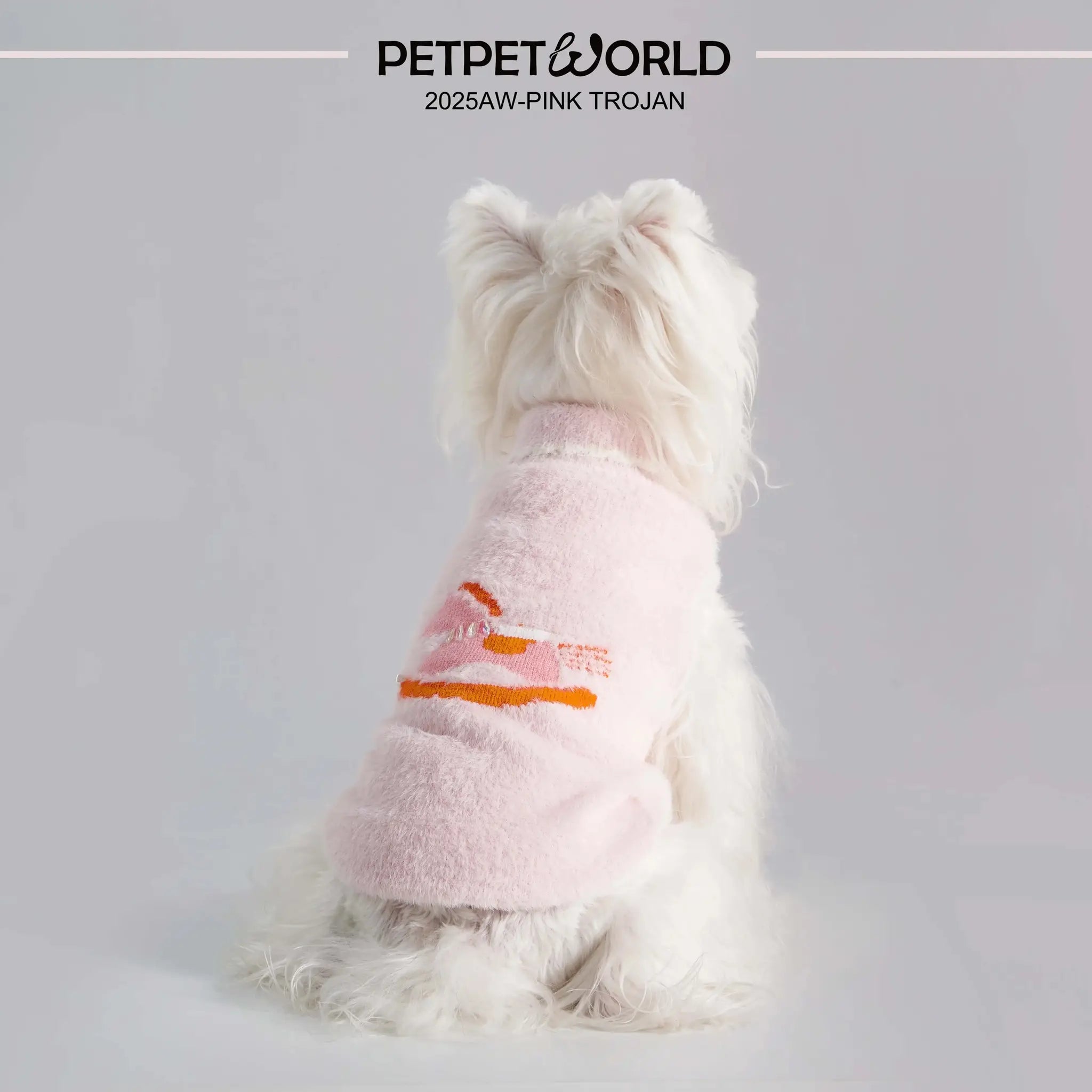 Pink Carousel Bow Sweater